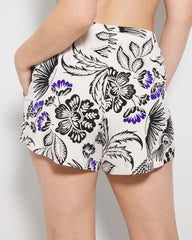 Soma / Smocked Waist Pajama Short FLY BY NIGHT CHMPGNE DRMS