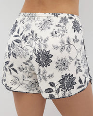 Soma / Printed Pajama Shorts MEANDERING GARDEN CHAMP