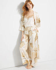 Soma / Printed Pajama Pants CHIFFON FLORAL G CHMP DRM