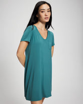 Soma / Short-Sleeve Sleepshirt CERULEAN TEAL