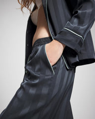 Soma / Shadow Stripe Pajama Pant PETROL