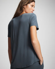 Soma / Short Sleeve Pajama Tee PETROL