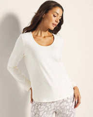 Soma / Long-Sleeve Pajama Top CHAMPAGNE DREAMS