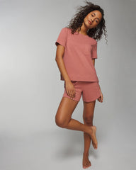 Soma / Short-Sleeve Pocket Pajama Tee