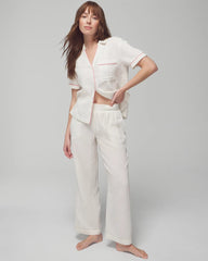 Soma / Pajama Pants DBL CLOTH BW STRIPE