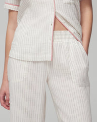 Soma / Pajama Pants DBL CLOTH BW STRIPE