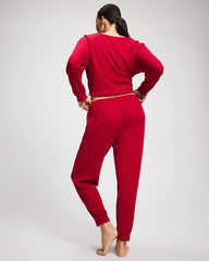 Soma / Banded Pajama Bottom PAINT THE TOWN RED