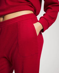 Soma / Banded Pajama Bottom PAINT THE TOWN RED