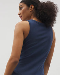 Soma / Ruched Pajama Tank INK BLUE