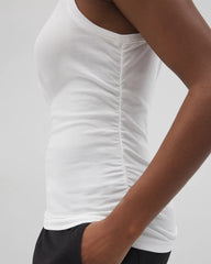 Soma / Ruched Pajama Tank OPTIC WHITE