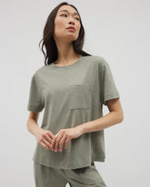 Soma / Short-Sleeve Pocket Pajama Tee HEATHER HIGHLANDS