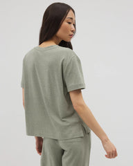 Soma / Short-Sleeve Pocket Pajama Tee HEATHER HIGHLANDS