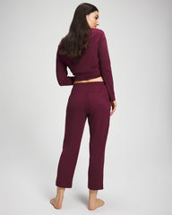 Soma / Crop Pajama Pants VELVET PLUM