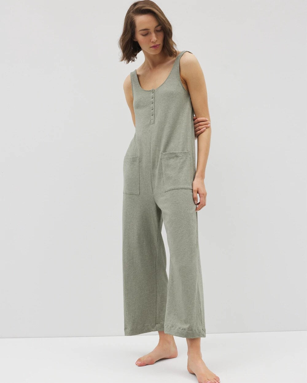 Soma / Henley Jumpsuit HEATHER HIGHLANDS