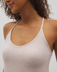Soma / Lightweight Rib Knit Pajama Cami HEATHER BARELY THERE