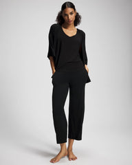 Soma / V-Neck Pajama Tank BLACK