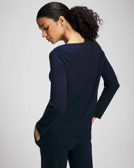 Soma / Long-Sleeve Pajama Top NIGHTFALL NAVY