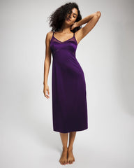 Soma / Lace Midi Nightgown MAJESTIC PURPLE