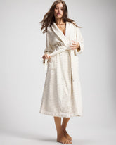 Soma / Textured Plush Long Robe CHAMPAGNE DREAMS
