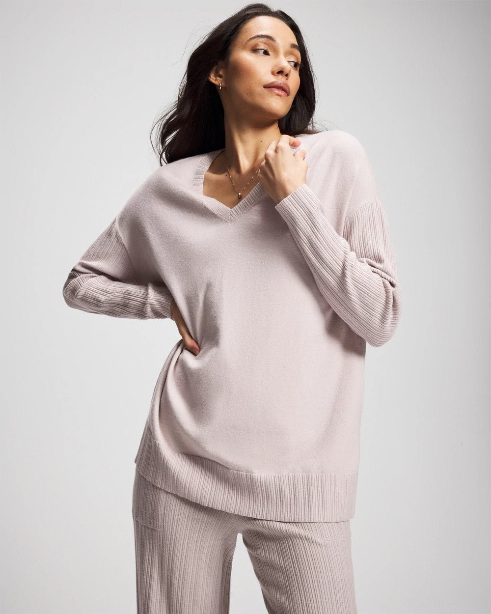 Soma / Premier Knit Sweater GRAY GLASS