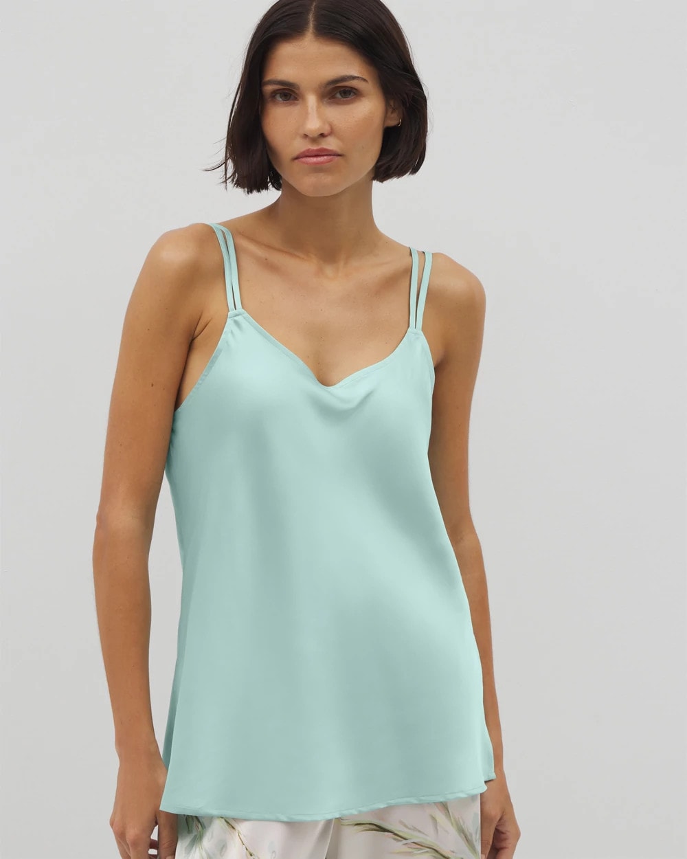 Soma / Double Strap Pajama Cami HARBOR GREEN