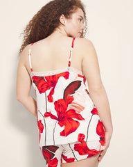 Soma / Lace Trim Pajama Cami TROPIC LIKE ITS HOT WS
