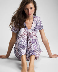 Soma / Printed Pajama Pants LACE HARMONY LILAC