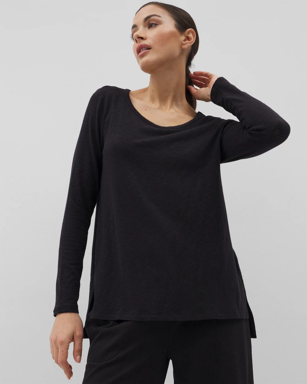 Soma / Long-Sleeve Top BLACK