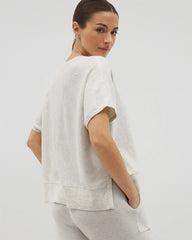 Soma / Dolman Sweater Top HEATHER CRYSTAL