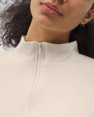 Soma / Quarter Zip Top PARCHMENT