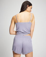 Soma / Pointelle Pajama Short LAVENDER CLOUD