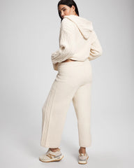 Soma / Cable Knit Plush Ankle Pant PARCHMENT
