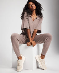 Soma / Premier Knit Sweater Jogger HEATHER FAWN