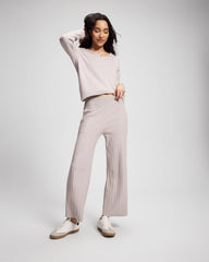 Soma / Premier Knit Rib Straight Leg Pant GRAY GLASS