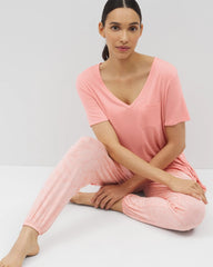 Soma / Short Sleeve Pajama Tunic Tee PALOMA GLOW