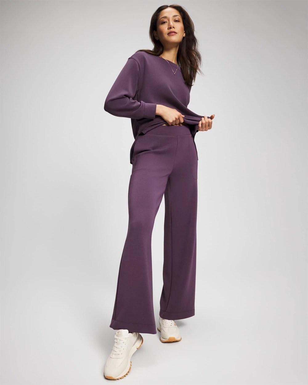 Soma / Modern Modal Straight Leg Pant PLUM PERFECT