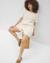 Soma / Jacquard Terry 5 Inch Short PARCHMENT