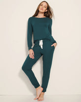 Soma / Banded Ankle Pajama Pant DEEP TEAL