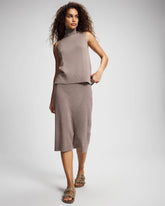 Soma / Premier Knit Sweater Midi Skirt HEATHER FAWN