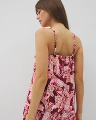 Soma / Smocked Pajama Cami KASHMIR PAISLEY KISS