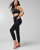 Soma / High-Waist Pocket Leggings BLACK