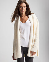 Soma / Textured Cardigan Sweater IVORY