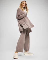 Soma / Premier Knit Sweater Wrap HEATHER FAWN