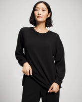 Soma / Modern Modal Crewneck Sweatshirt BLACK