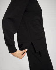 Soma / Modern Modal Crewneck Sweatshirt BLACK