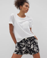 Soma / Pajama Shorts PLUMERIA DREAM BLACK