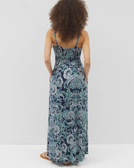Soma / Paradiso Maxi Bra Dress SHOW OFF PAISLEY NAVY