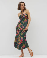 Soma / Retreat Maxi Bra Dress SUNRISE FLORA M EMERALD