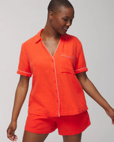 Soma / Short-Sleeve Pajama Top ISLAND GUAVA
