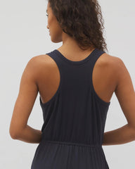 Soma / Lightweight Terry Crop Jumpsuit POLAR NIGHT